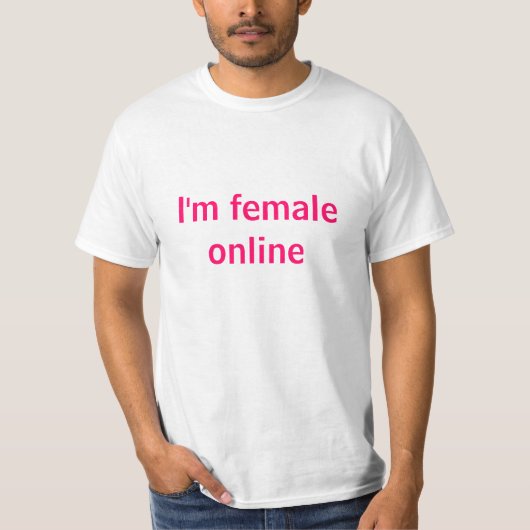 T-shirt En ligne femelle (Devant)