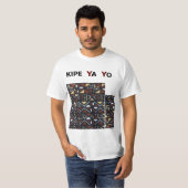 T-shirt en lingala / kipe ya yo (Devant entier)