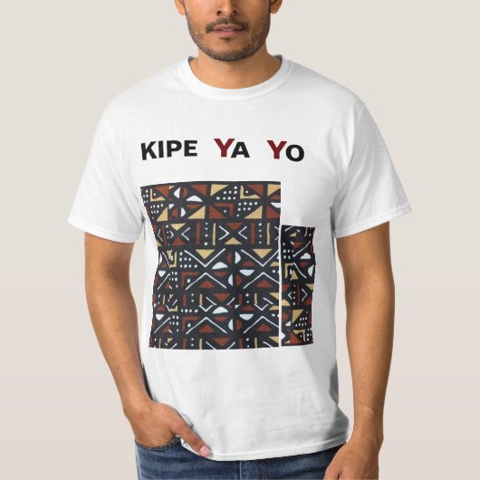 T-shirt en lingala / kipe ya yo (Devant)