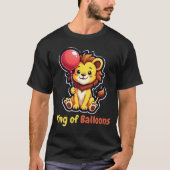 T-Shirt en Lion Whimsical - Joueuse et audacieuse (Devant)