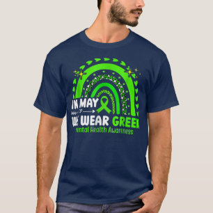 T-shirt En Mai, Nous Portons Le Vert Pour La Sensibilisati