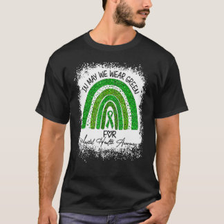 T-shirt En Mai, Nous Portons Le Vert Pour La Sensibilisati