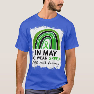 T-shirt En Mai, Nous Portons Une Sensibilisation Verte À L