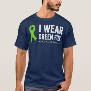 T-shirt En Mai, Nous Portons Une Sensibilisation Verte À L