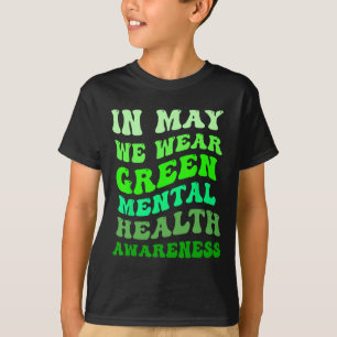 T-shirt En Mai, Nous Portons Une Sensibilisation Verte À L