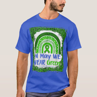 T-shirt En Mai, Nous Portons Vert Sensibilisation À La San