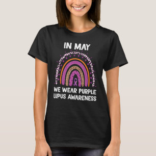 T-shirt En Mai, Nous Portons Violet Lupus semaine de sensi