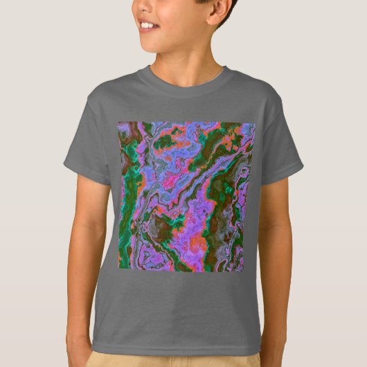 T-shirt en marbre aigre (Devant)