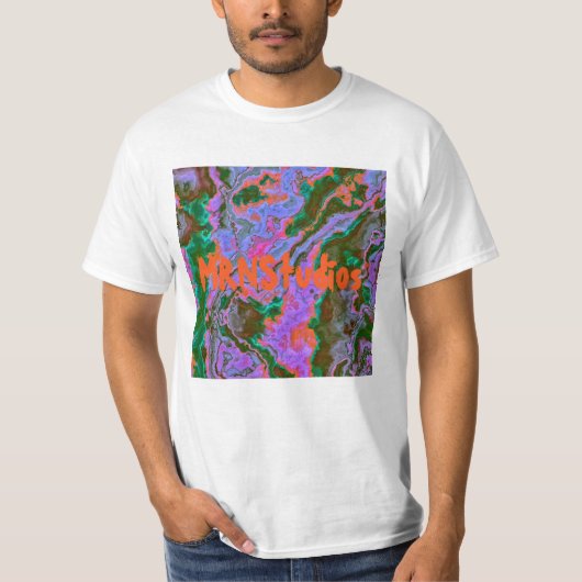 T-shirt en marbre aigre (Devant)