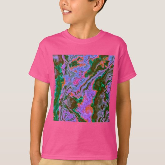 T-shirt en marbre aigre (Devant)