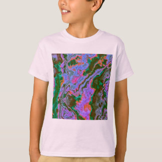 T-shirt en marbre aigre