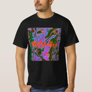 T-shirt en marbre aigre
