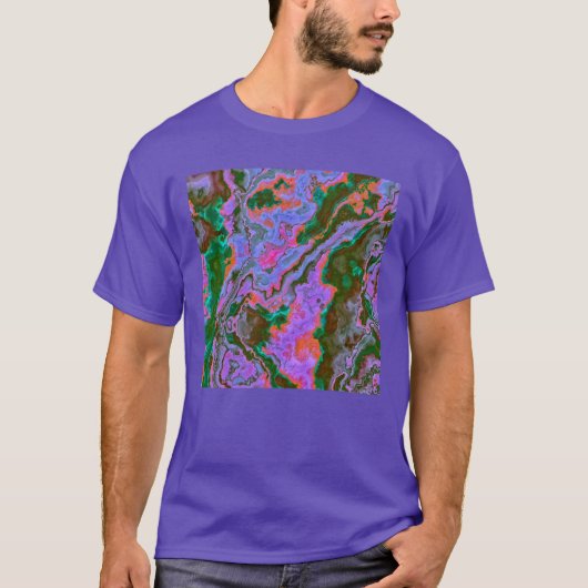 T-shirt en marbre aigre (Devant)