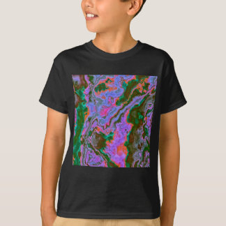 T-shirt en marbre aigre