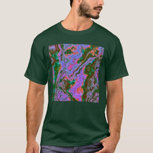 T-shirt en marbre aigre (Devant)