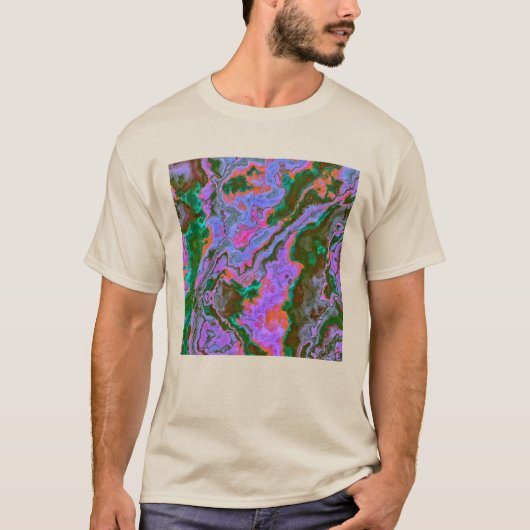 T-shirt en marbre aigre (Devant)