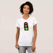 T-shirt En marche - Séquence de feu de circulation (Devant entier)