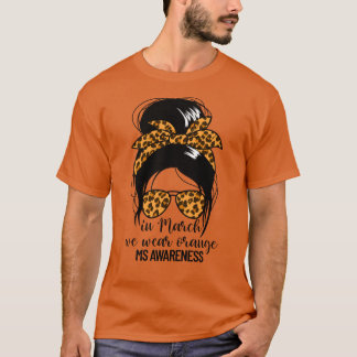 T-shirt En Mars Nous Portons Orange MS Warrior