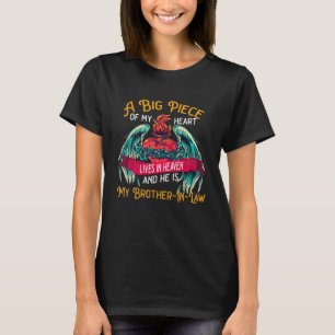 T-shirt En Mémoire Amoureuse Frère-En-Belle Aile Angel Dan