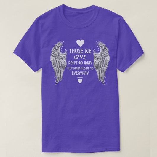 T-shirt En mémoire d'amour dans le souvenir funérailles G (Design devant)