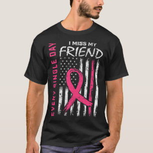 T-shirt En mémoire de l'ami Lutte contre le cancer du sein