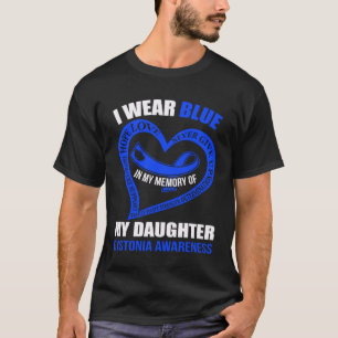 T-shirt En mémoire de ma fille SENSIBILISATION À LA DYSTON