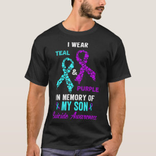 T-shirt En Mémoire De Mon Fils Maman Papa Prévention Du Su