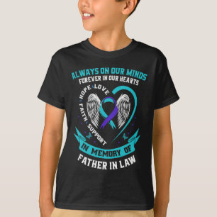 T-shirt En Mémoire De Mon Père En Droit Sensibilisation Au