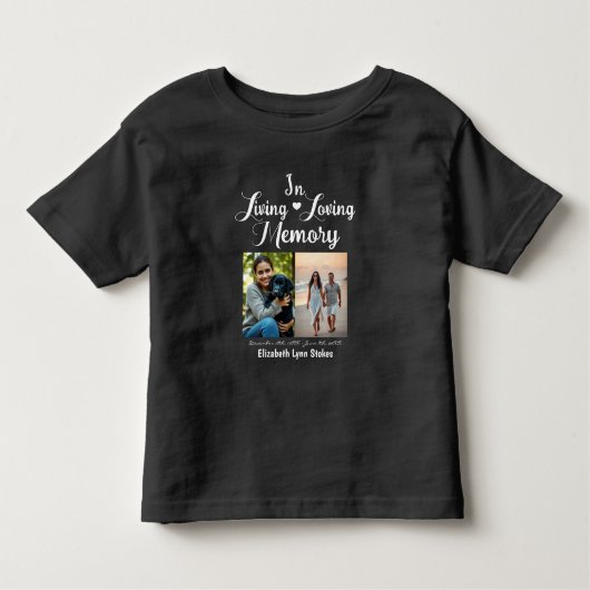 T-shirt en mémoire vive et amoureuse (Devant)