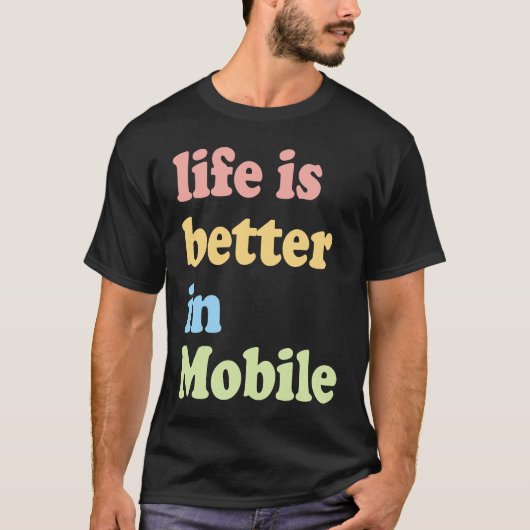 T-shirt En mobile, AL (Devant)