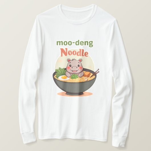 T-shirt en moo deng (Design devant)