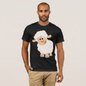 T-shirt en mouton cartonné mignon (Devant entier)