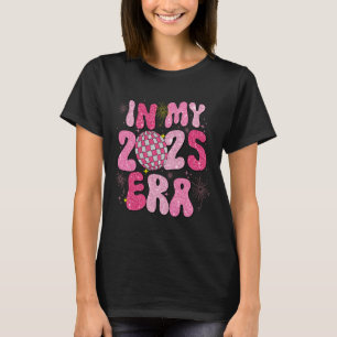 T-shirt En My 2025 Era Disco Ball New Year Party Friends F