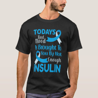 T-shirt En Novembre Nous Portons Bleu Diabétique T1d T2d D