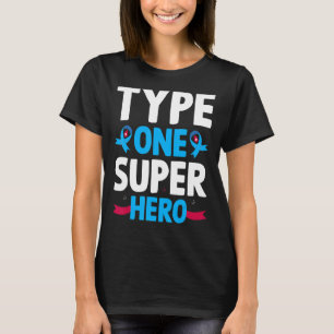 T-shirt En Novembre Nous Portons Bleu Diabétique T1d T2d D