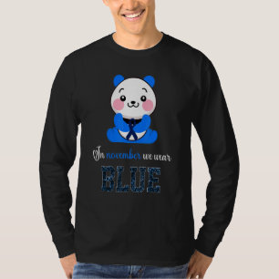 T-shirt En Novembre Nous Portons Bleu Le Sable De Sensibil