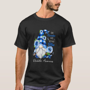 T-shirt En Novembre, Nous Portons Blue Gnome Sensibilisati