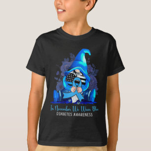 T-shirt En Novembre, Nous Portons Des Gnomes Bleus Sensibi