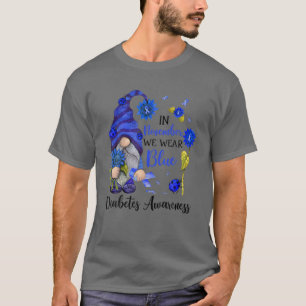 T-shirt En Novembre, Nous Portons Des Gnomes Bleus Sensibi