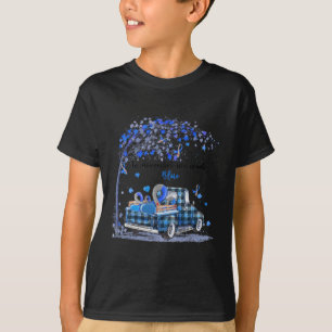 T-shirt En novembre, nous portons un camion bleu de sensib