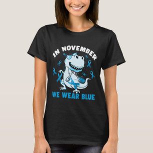 T-shirt En novembre We Wear Blue Diabete Awareness Trex D
