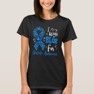T-shirt En novembre We Wear Blue Ribbon Diabete Awareness