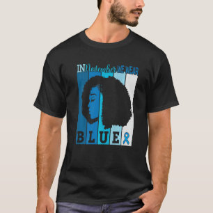T-shirt En novembre We Wear Blue Ribbon Diabete Awareness