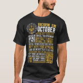 T-shirt En octobre faits soutenus (Devant)