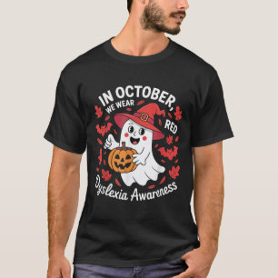T-shirt En Octobre Nous Portons Du Rouge Pour La Journée D