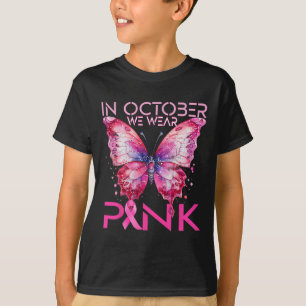 T-shirt En Octobre Nous Portons La Sensibilisation Au Canc
