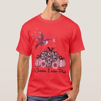 T-shirt En Octobre Nous Portons Le Cancer Du Sein Des Coli