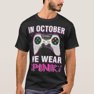 T-shirt En Octobre, Nous Portons Pink Breast Cancer Jouer
