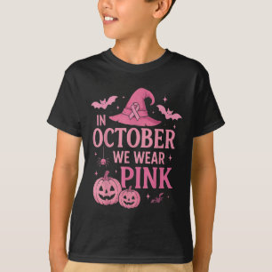 T-shirt En Octobre, Nous Portons Pink Breast Cancer Sensib