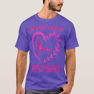 T-shirt En Octobre Nous Portons Pink Breast Cancer Sensibi